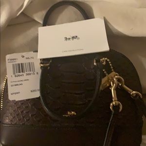 Rand new small coach shoulder purse